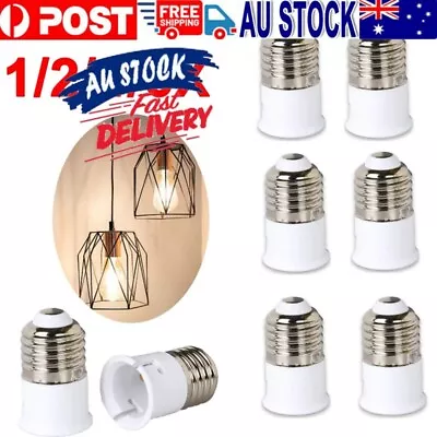 E27 To B22 Adapter Converter Lamp Light Bulb Screw To Bayonets Cap Lamp Base • $8.72