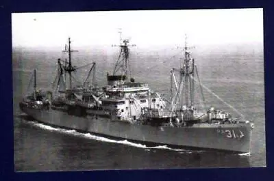 Amphibious Attack Transport Ship USS MONROVIA APA-31 Navy Ship Postcard • $3