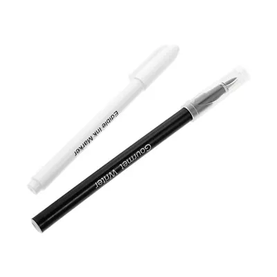  2 Pcs Edible Pens For Cookie Decorating Baking Markers Ink Macaron Cake • £6.68