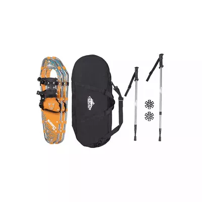 NEW Cascade Mountain Tech Summit Snowshoe Set 930 Large Set Orange Up To 250 Lbs • $44.96