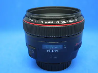 Canon EF 50mm F/1.2 L USM AF Lens W/cap From Japan • £845.02