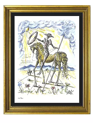 Salvador Dali  Don Quixote  Signed & Hand-Numbered Ltd Ed Print (unframed) • $119.99