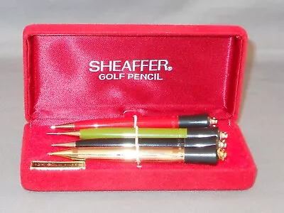 Sheaffer Vintage  Pencil Golf Set In Box--one Is Gold Filled • $255