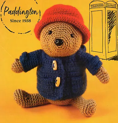 (5344) DK Crochet Pattern For Paddington Bear AND Easter Bunny Wreath!! • £1.60