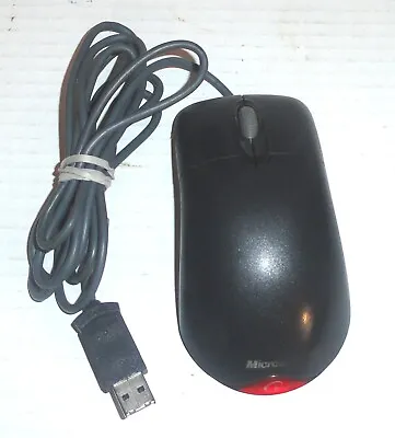 Microsoft Wheel Mouse Optical USB 3-Button Wired Mouse X802382-002 • $11.04