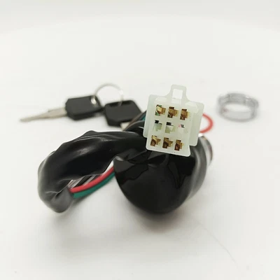 $10 • Buy 6 Wire Metal Ignition Key Barrel Switch ATV QUAD Bike Gokart Buggy Dirt Pit