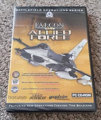 Falcon 4.0 Allied Force - Brand New & Sealed - Pc Cd-rom - Very Rare • £19.99