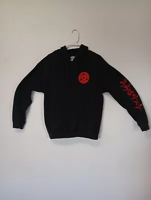 Naruto Shippuden Sasuke Uchiha Sharingan Sweatshirt Hoodie Sz Large • $16.64