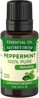 Nature's Truth PEPPERMINT Oil 100% Pure 15ml • $7.95