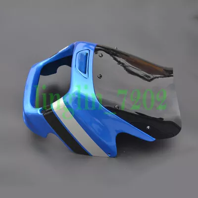 ABS Blue Front Upper Fairing Cowl Nose Cover For KAWASAKI ZRX1100 ZRX1200 02-04 • $119