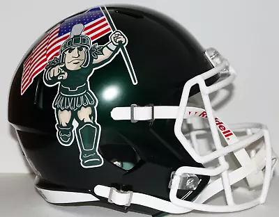 2022 Michigan State Spartans Replica Full Size Custom Riddell Helmet Vs Rutgers • $269.50