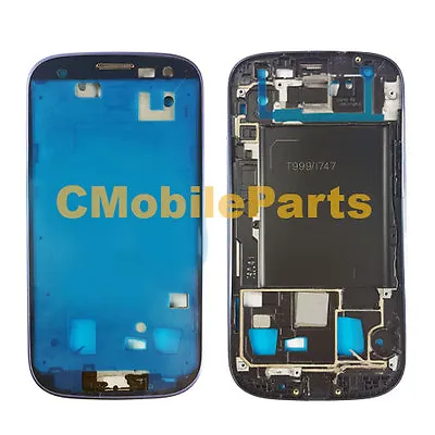 Samsung Galaxy S3 LCD Frame Bezel Chassis (T999 / I747) - Blue • $2.95