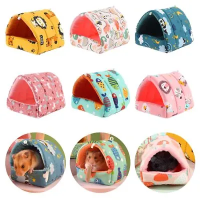 £4.96 • Buy Comfortable Guinea Pig Nest Hamster House Warm Mat Small Animal Sleeping Bed