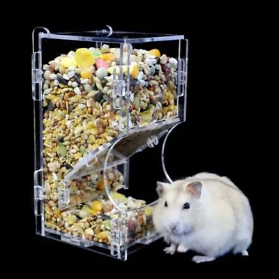 Anti Overturning Rabbit Food Dispenser Hamster Automatic Feeder  Chinchilla • £7.42