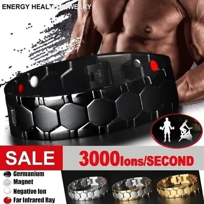 Health Care Weight Loss Magnetic Therapy Bracelet Pain Relief Energy Men Gift • $4.38