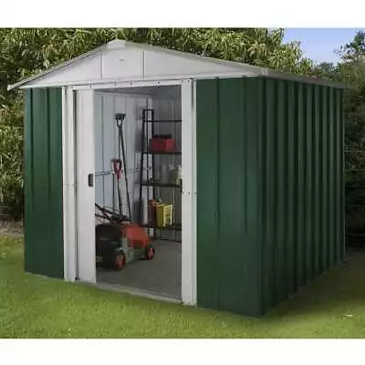 Yardmaster Emerald No Floor Metal Apex Shed 8 X 7ft • £443.99