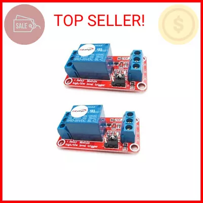 HiLetgo 2pcs 5V One Channel Relay Module Relay Switch With OPTO Isolation High L • $11