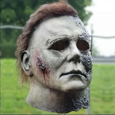 Michael Myers Halloween Scary Kills Horror Movie Cosplay Costume Latex Full Mask • $18.99