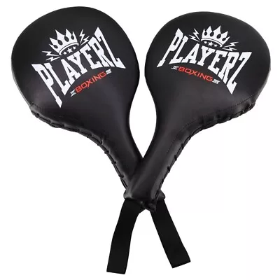 Playerz Boxing Focus Punch Paddle MMA Strike Mitts Coaching Pads Training Mitts • £29.99