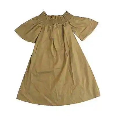 NWT H&M Mama Maternity Tan Dress Womens Size Small Short Sleeve Lightweight • $8.99