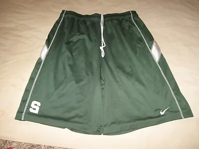 Michigan State Spartans Basketball Shorts Nike Men's Large MSU NCAA Sparty Big10 • $29.99