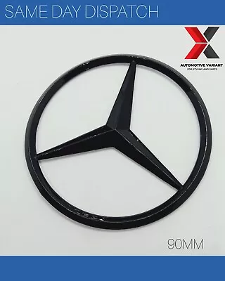 Fits Mercedes Benz Black Badge Emblem Rear Boot Suitable For All Models 90mm  • £6.99