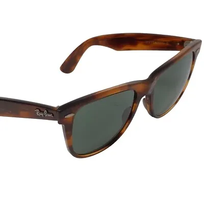 Vintage Ray-Ban B&L Wayfarer II L1725 Tortoise Brown Sunglasses 4661 • $112.46