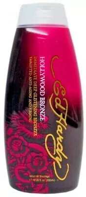 Ed Hardy HOLLYWOOD BRONZE Bronzer Indoor - Outdoor - Tanning Bed Lotion - 10 Oz • $16.97