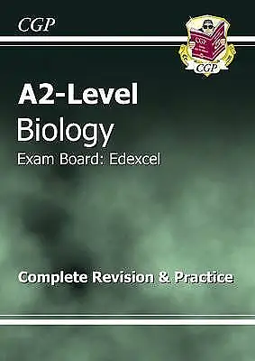 A2-Level Biology Edexcel Complete Revision & Practice By CGP Books... • £4.50