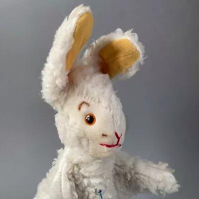 ANKER Rabbit Hand Puppet ~ 1960s Vintage German Mohair Easter Bunny Toy • $65