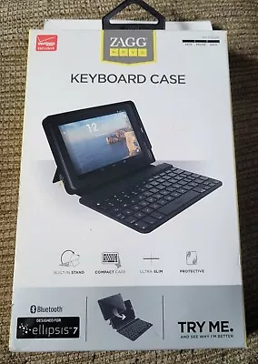 Zagg Folio Ellipsis 7 Tablet Bluetooth Protective Keyboard Case Stand-brand New! • $12.99