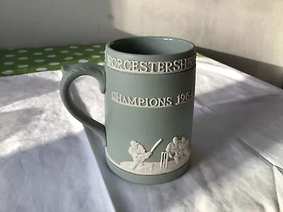 £20 • Buy Dodson Jasperware Tankard : Worcestershire County Cricket Club Champion 1964