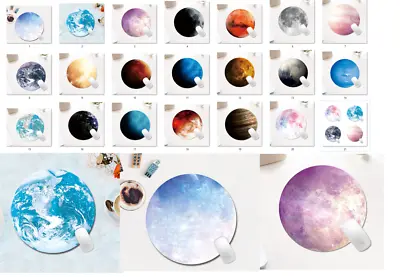 $4.99 • Buy Round Planet Mouse Pad, Office Mouse Pad, Solar System Planets Mouse Pad - NEW