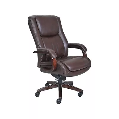 La-Z-Boy Winston Bonded Leather Executive Chair Brown (44763) • $339.99