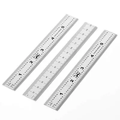 - Machinist Ruler Ruler 6 Inch 3 Pack Mm Ruler Metric Ruler Millimeter Rule • $8.82