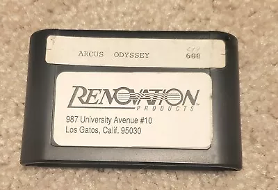 Arcus Odyssey (Sega Genesis 1991) Prototype / Demo Cartridge - Very Rare! • $675