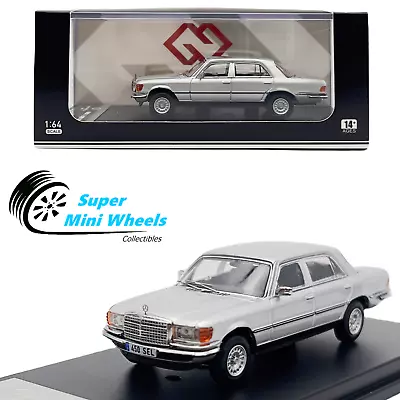 MaxWell 1:64 Mercedes-Benz 450SEL 6.9 W116 1976 Silver Diecast Model • $26.99