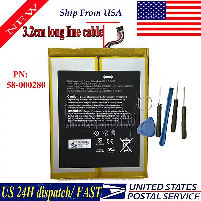 Battery For Amazon Kindle Fire HD 10.1 Kindle Fire HD 10.1 7th M2V3R5 SL056ZE • $26.55