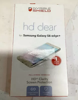 NEW ZAGG Invisible Shield HD Clear Screen Protector For Samsung Galaxy S6 Edge+ • $9.45