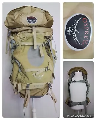 Osprey Ariel 65L Backpacking Pack Women's Khaki #W2222 • $150