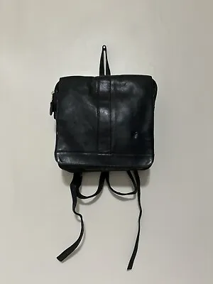Vintage Frye Benchcrafted Backpack Black Leather  • $35