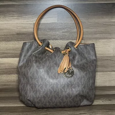 Women's Brown Michael KORS Astor Hobo Purse Handbag • $47.99