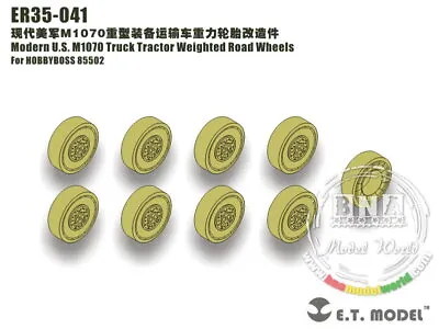 ET Model 1/35 Modern US M1070 Truck Tractor Road Wheels For HobbyBoss 85502 • $41.50