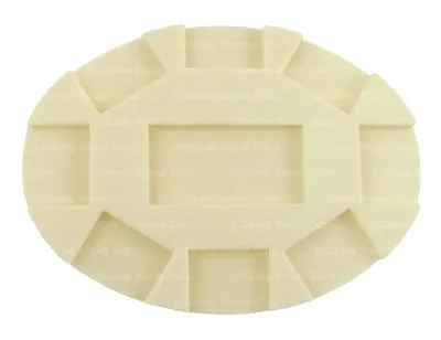 One Oval 6” Mexican Train Hub – Made From Polymer - Chicken Foot Hub • $8.95