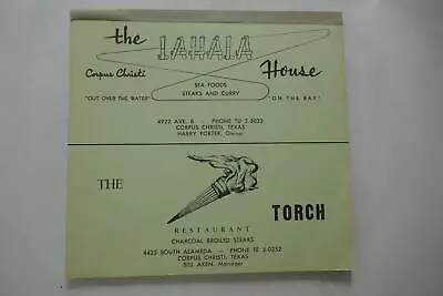 Vintage Tiki Bar Lahala Restaurant Corpus Christi Texas Gin Rummy Score Sheet • $10