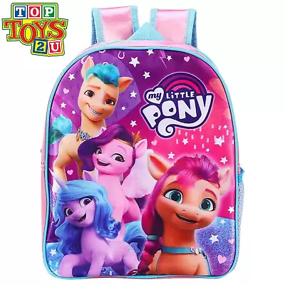 My Little Pony Junior Backpack - Kids Character School Bag With Side Pocket • £6.81