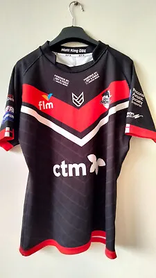 London Broncos RL Home 2021 Paulos Latu Player Issue Jersey APX • £68.40