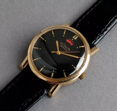 £999 • Buy JAEGER LECOULTRE POWERMATIC 10K Gold Filled Vintage Automatic Watch BAMBOO LUGS