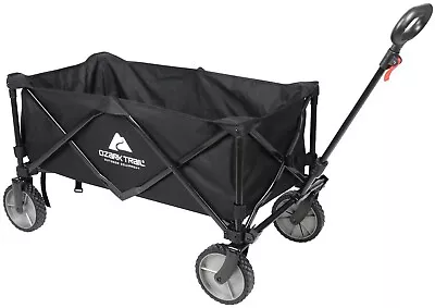 Ozark Trail Multi-Purpose Big Bucket Cart Black Wagon 24 Inches In Height • $43.88