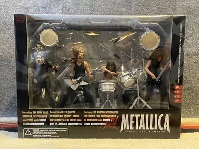 Metallica Harvester Of Sorrow McFarlane Action Figures & Stage Set Boxed 2001 • $1499.90